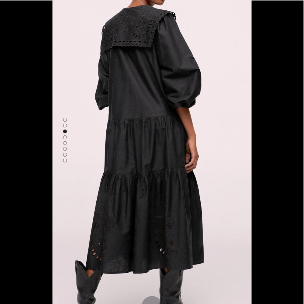 NWT- Mango-  Broderie Anglaise Dress - Picture 3 of 7